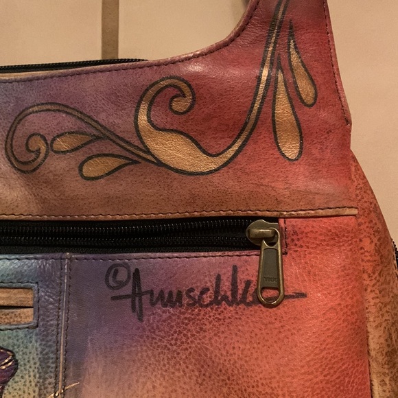 Anuschka Bag with Matching Wallet - Leather - Picture 9 of 16